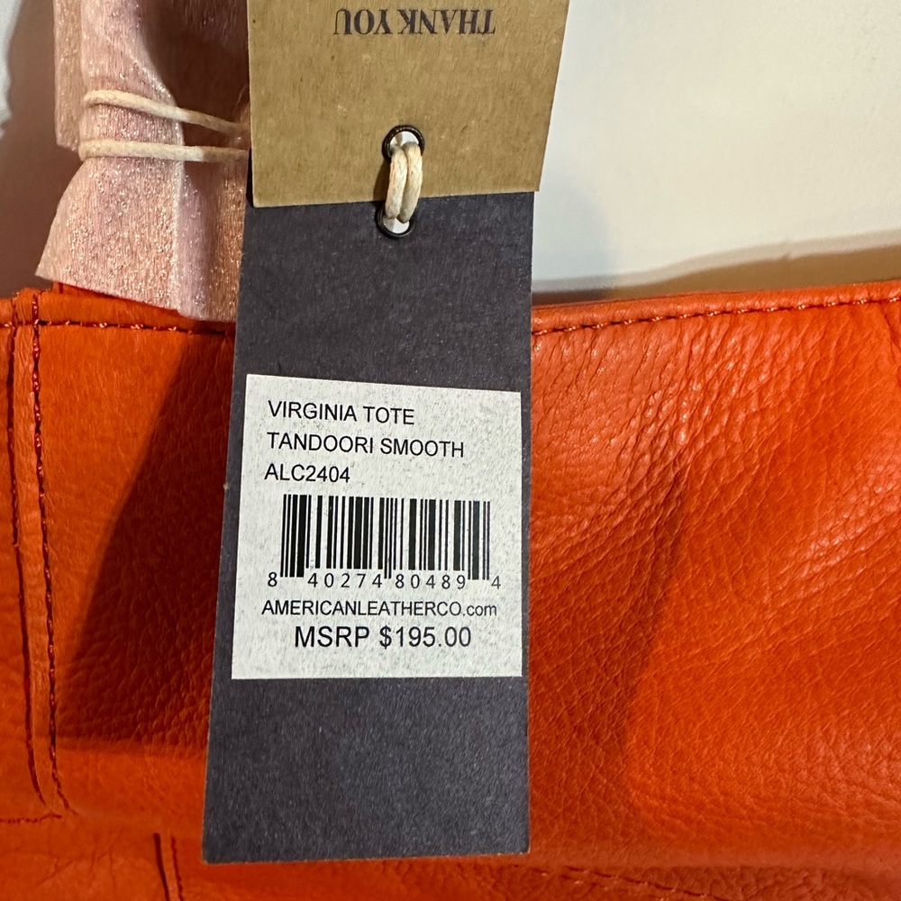 Elegant Orange Tote Bag